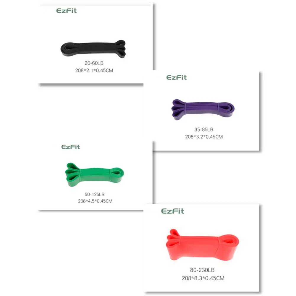 Fitness Resistance Power Rubber Bands Set Workout Sports Elastic Rope Expander Exercise Sport Bands Cross Fit Gym Sport