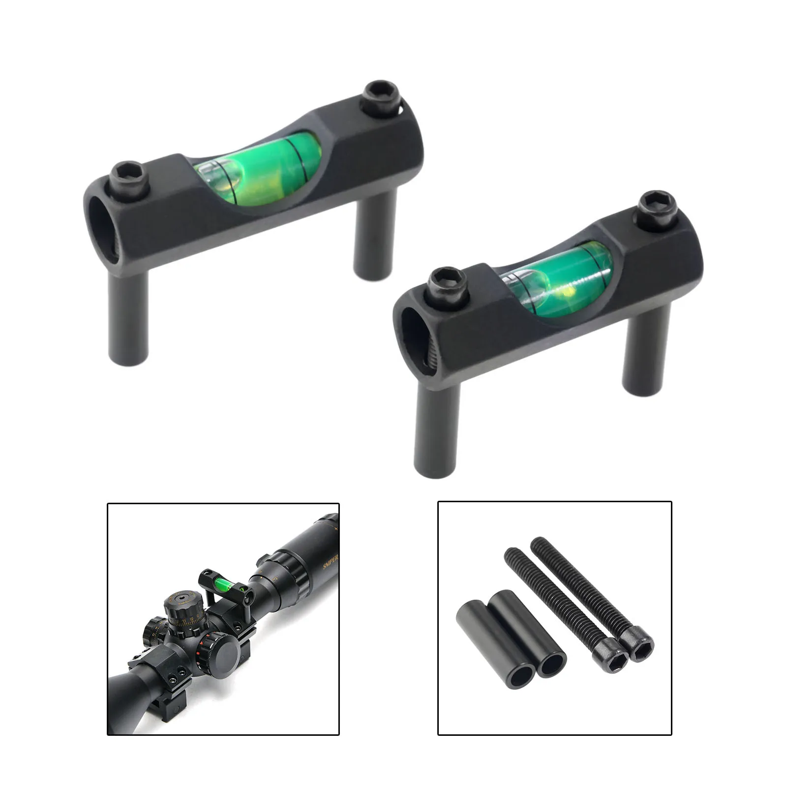 

Sight Spirit Bubble Level For 25.4mm/30mm Aiming Mirror Bracket Ring Mount Holder Hunting Tactical Rifle Scope Mount Accessories