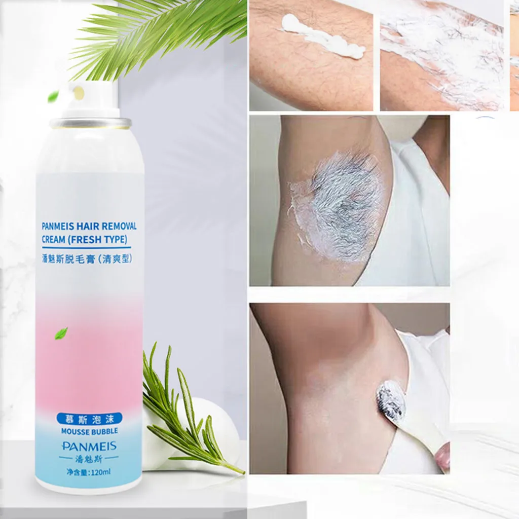 

Hair Removal Spray Super Natural Painless Permanent Depilatory Cream Soft Skin for Women and Men Hair Removal Epilator