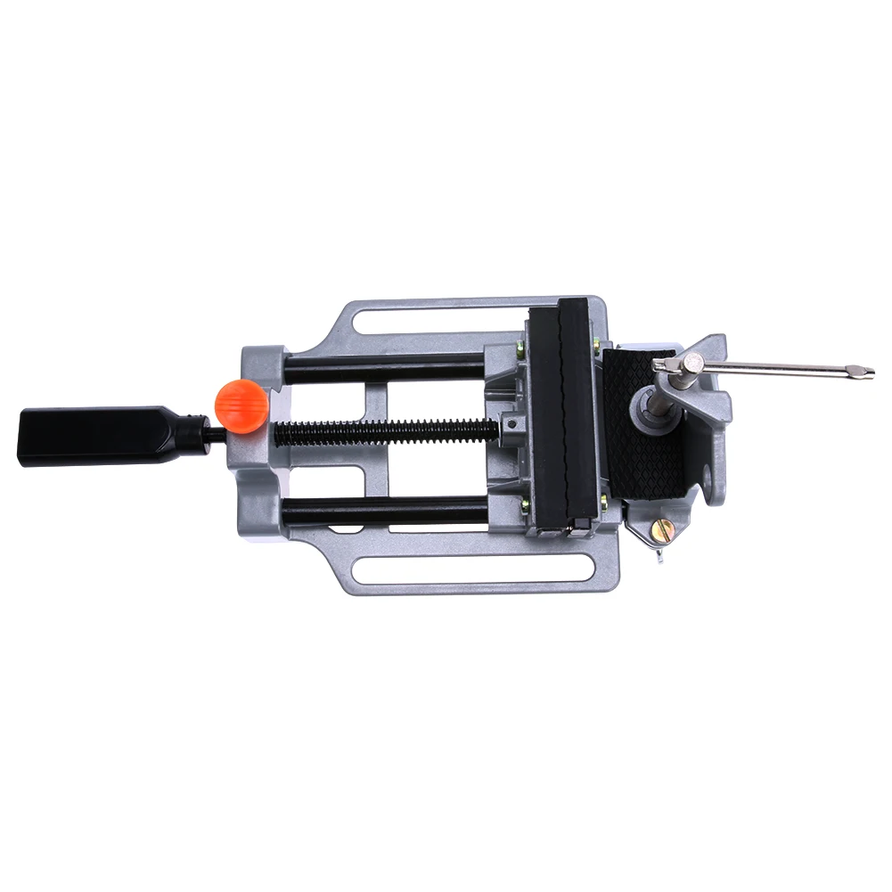 

High Precision Aluminum Alloy Table Flat Bench Vise Drill Press Milling Small Vise Fixture Worktable for Wood Metal Milling