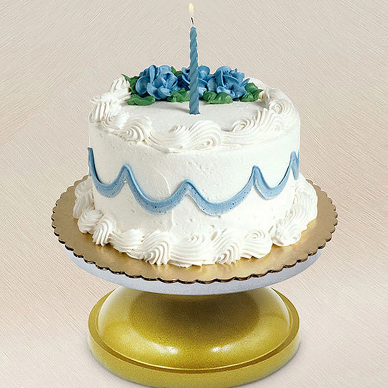 Behokic 8 Inch Rotating Revolving Cake Decorating Display