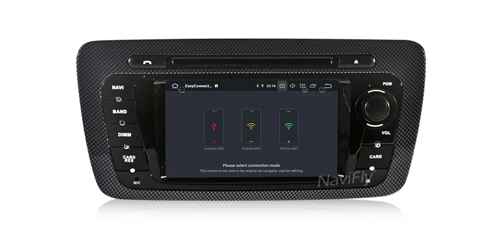 Perfect NaviFly PX30 IPS Screen DSP pure Android9.0 Car Multimedia dvd player for  Seat Ibiza 2009-2013 GPS Navigation OBD2 RDS raido 15