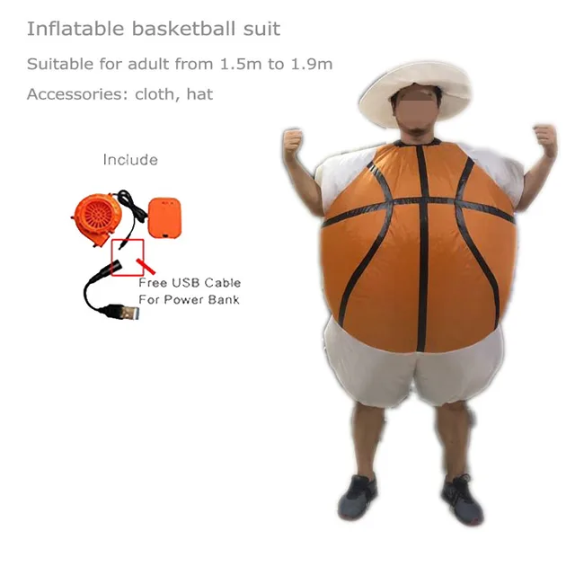 Inflatable Basketball Costume for Adult Party Costume HalloweeCarnival