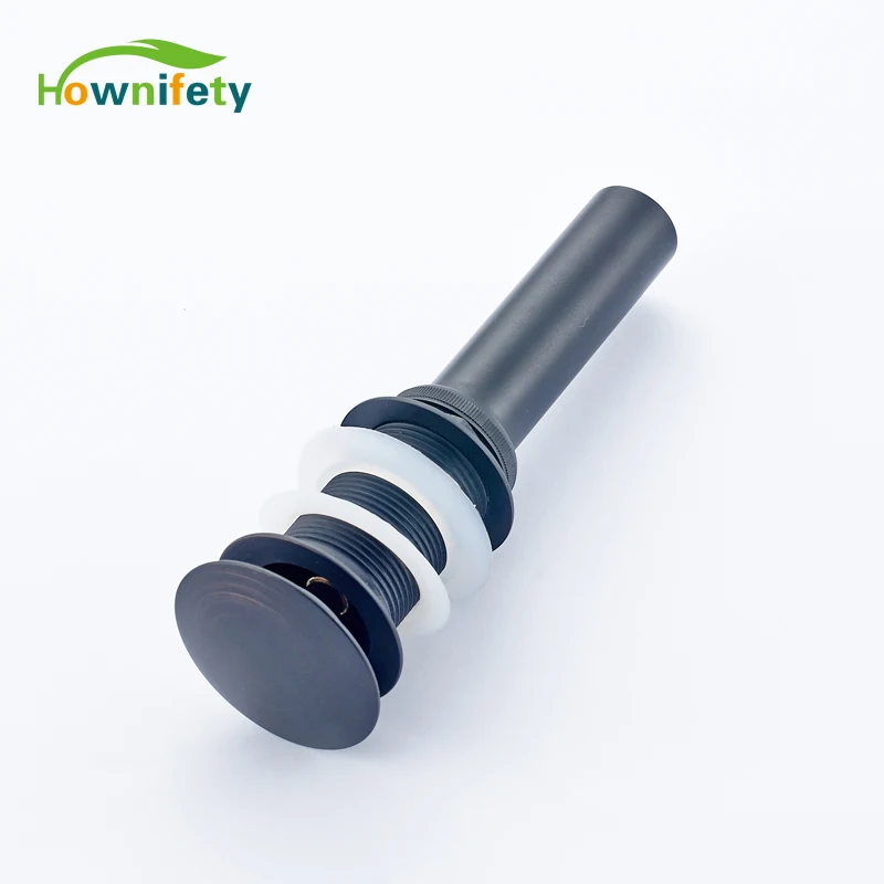 

Promotion Free Shipping Pop Up Drain Black Color Basin Sink Without Over Flow Drain Bathroom Accessories