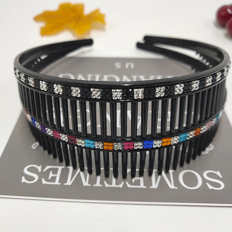 

New Fashion Simple Hairhoop With Hair Comb Girl Hairband Headdress Hair Jewelry