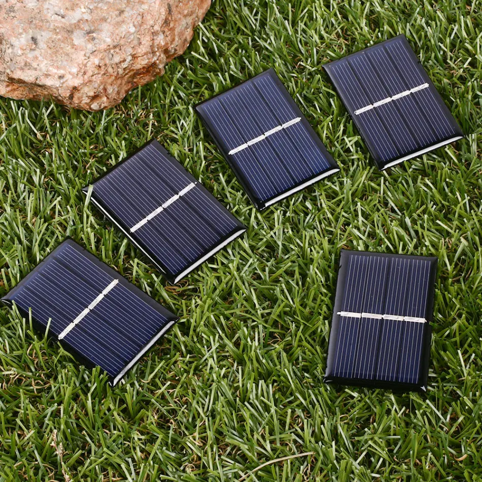 

5pc/lot 0.28W 2V 140mA Solar Panel Polycrystalline Solar Cell Panel For Battery Cell Phone Chargers Portable