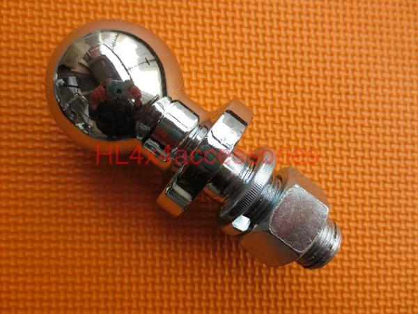 الانتعاش أطقم سحب الكرة عقبة مقطورة مقطورة 50 ملليمتر 3500LBS الثقيلة سحب الكرة الكروم 4wd سحب أجزاء الطرق الوعرة الملحقات