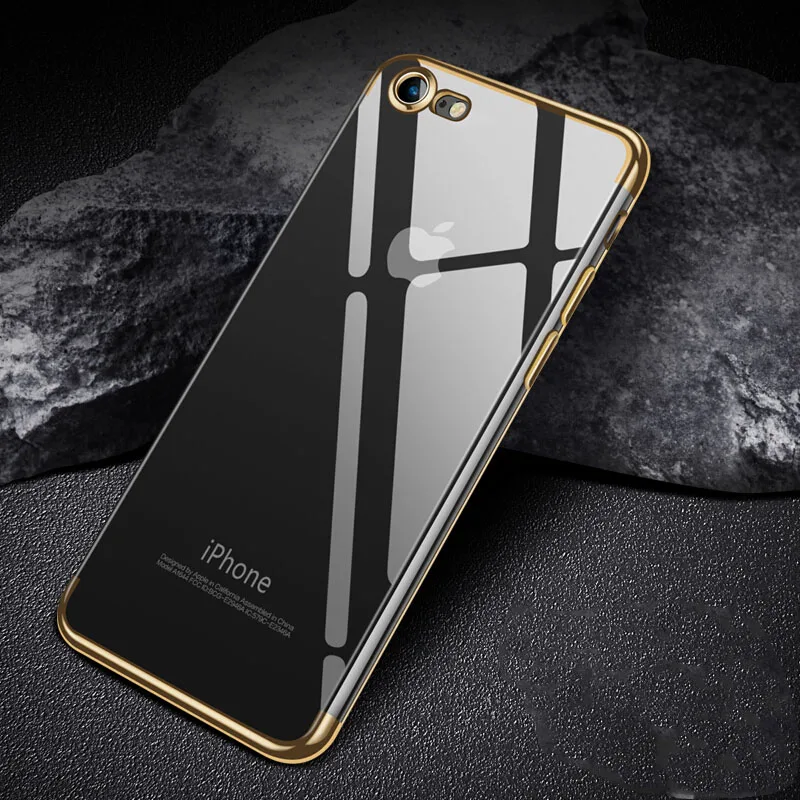 For iPhone XS Max Case Luxury Gold Soft Silicone Phone Case For iPhone