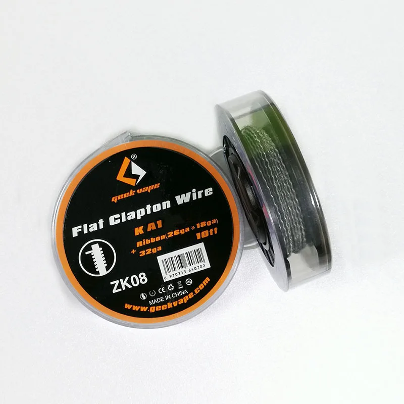 

Geekvape 10ft SS316L Stainless Steel KA1 Nichrom Nichrome MTL Fused Clapton Caterpillar Track RDA RBA RTA Vape Coil Heating Wire