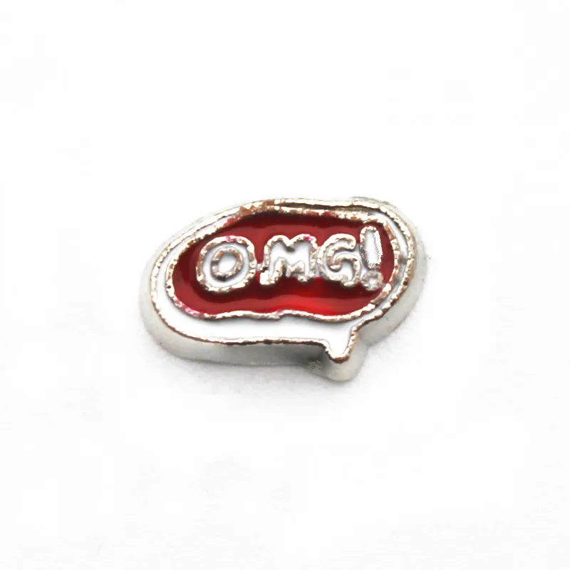 New Arrival 20pcs/lot OMG floating charms jewelry for living glass memory lockets Accessories | Украшения и аксессуары