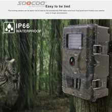 SOOCOO TC200 Trail камера 16MP 1080P инфракрасная камера ночного видения 42LED фото ловушки дикой природы камера s Охотник Скаутинг ChasseVideo