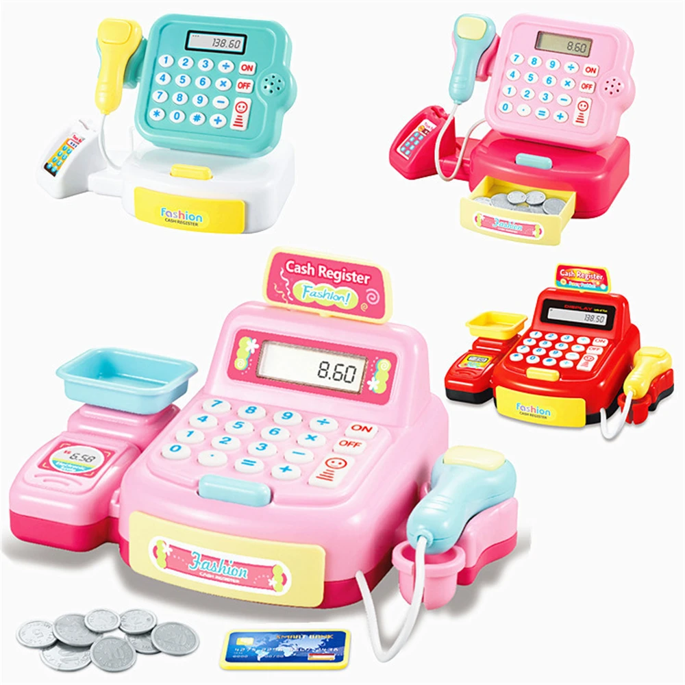 Educational Cash Register Toy Diy Interaction Supermarket Light Sound  Simulation Gifts Boys Girls Pretend Play Kids Children - Groceries Toys -  AliExpress