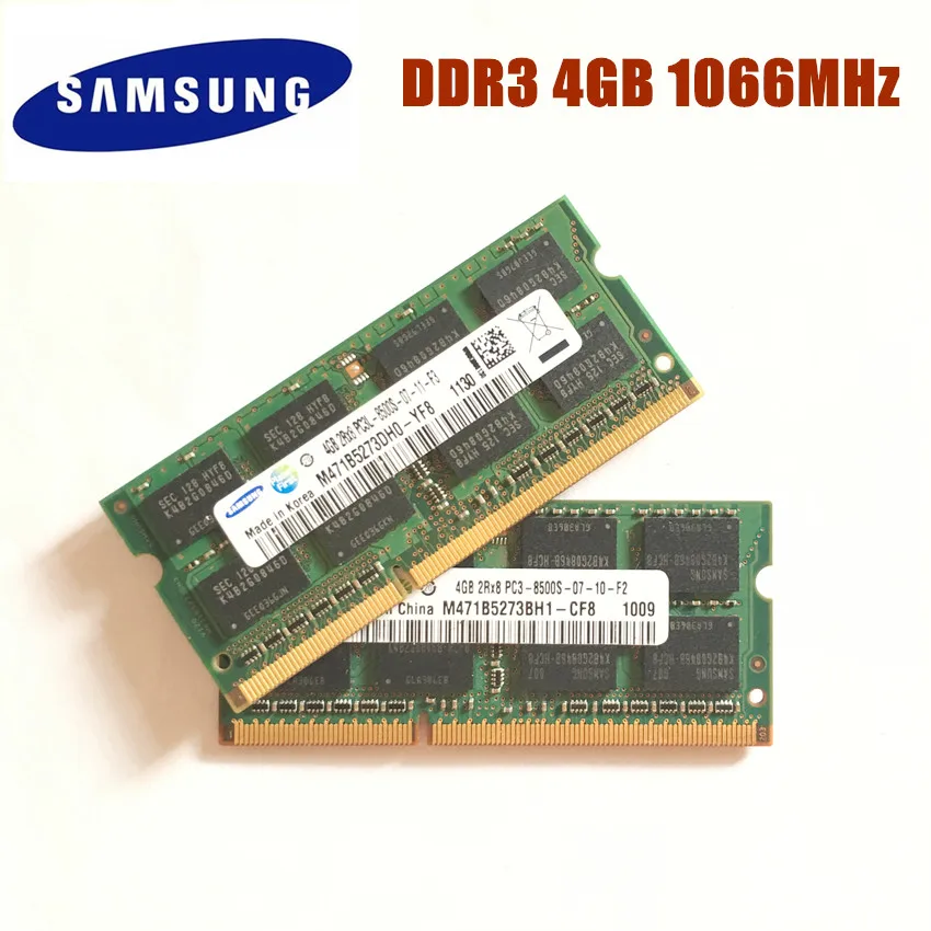 Samsung1GB 2 ГБ/4 ГБ/8 ГБ 2G 4G PC2 PC3 DDR2 DDR3 667 МГц 800 1333 МГц 1600 5300S 6400S 8500S 10600S памяти ноутбука ноутбук Оперативная память