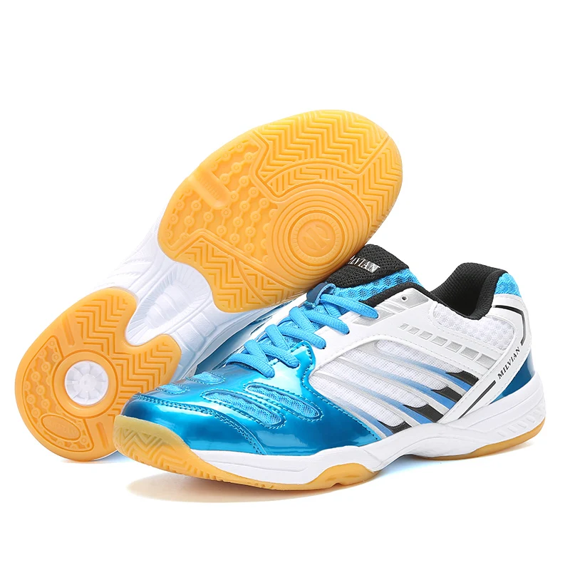Для мужчин Для женщин бадминтон обувь нескользящие профессиональные теннисные кроссовки Для мужчин Крытый Настольный обувь дышащая Indoor туфли-лодочки