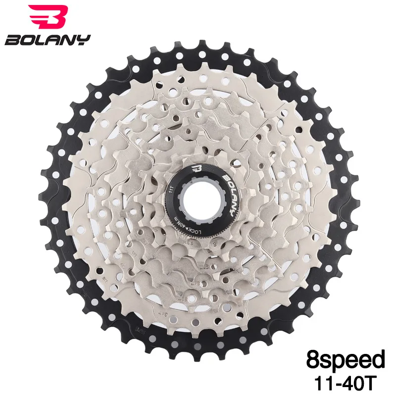 BOLANY 8 скоростная кассета 11-40 т широкое соотношение Freewheel горный велосипед MTB велосипедная кассета маховик Звездочка совместима с SIMANO