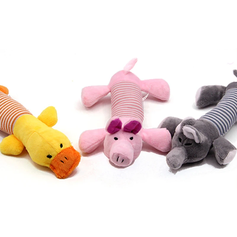 

Pet Interactive Toys Popular Pet Toy For Dog Cat Squeak Chew Toy Durable Cartoon Animal Plush Toy All Pets Suitable