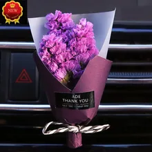 Автомобильный освежитель воздуха, ручной работы, сухой цветок, кондиционер, на выходе, аромат, парфюм, клип, много цветов, красивые узоры, авто аксессуары