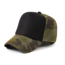 Новое поступление, однотонная камуфляжная летняя сетчатая Кепка, Повседневная Шапка Кепка высокого качества бейсболка, регулируемая крышка, армейская шляпа для папы для мужчин и женщин