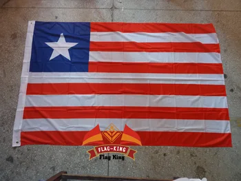 

liberia national flag,120g/m2 knitted polyster ,120*180CM,Windbreak, Anti-UV,Digital Printing,flag king