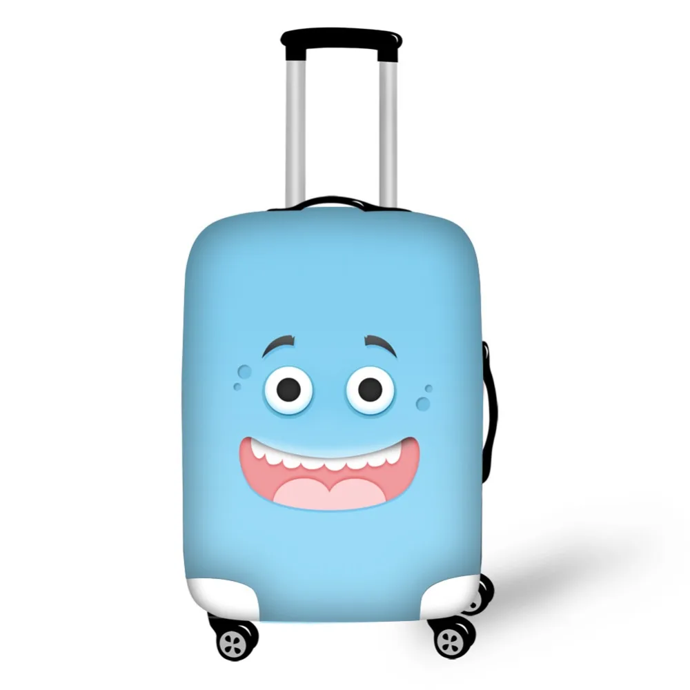Emoji Design travel accessories suitcase protective covers 18-30 inch elastic luggage dust cover case stretchable Waterproof Emoji Design travel accessories suitcase protective covers 18-30 inch elastic luggage dust cover case stretchable Waterproof
