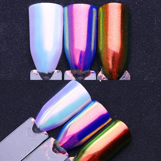 Buy Chrome Powder 0.2g 0.5g 1g Nail Art Chrome Pigment