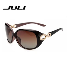 JULI New Women Sunglass Fashion Sun Glasses Polarized Gafas Polaroid Sunglasses Women Brand Designer Driving Oculos 122C