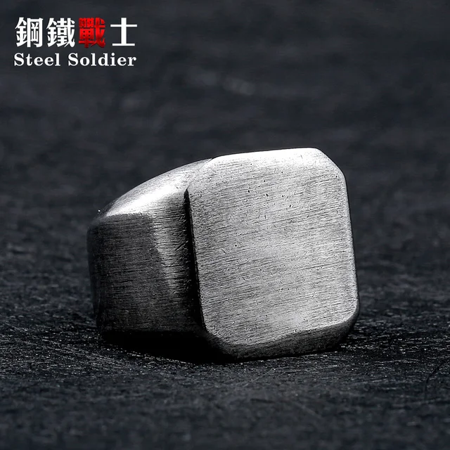 steel solider simple fashion vintage silver color men stainless steel ring hot s steel solider simple fashion vintage silver color men stainless steel ring hot s