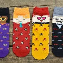 Милые носки с героями мультфильмов для влюбленных южнокорейский бренд креативные модные носки для женщин удобные дышащие хлопковые носки
