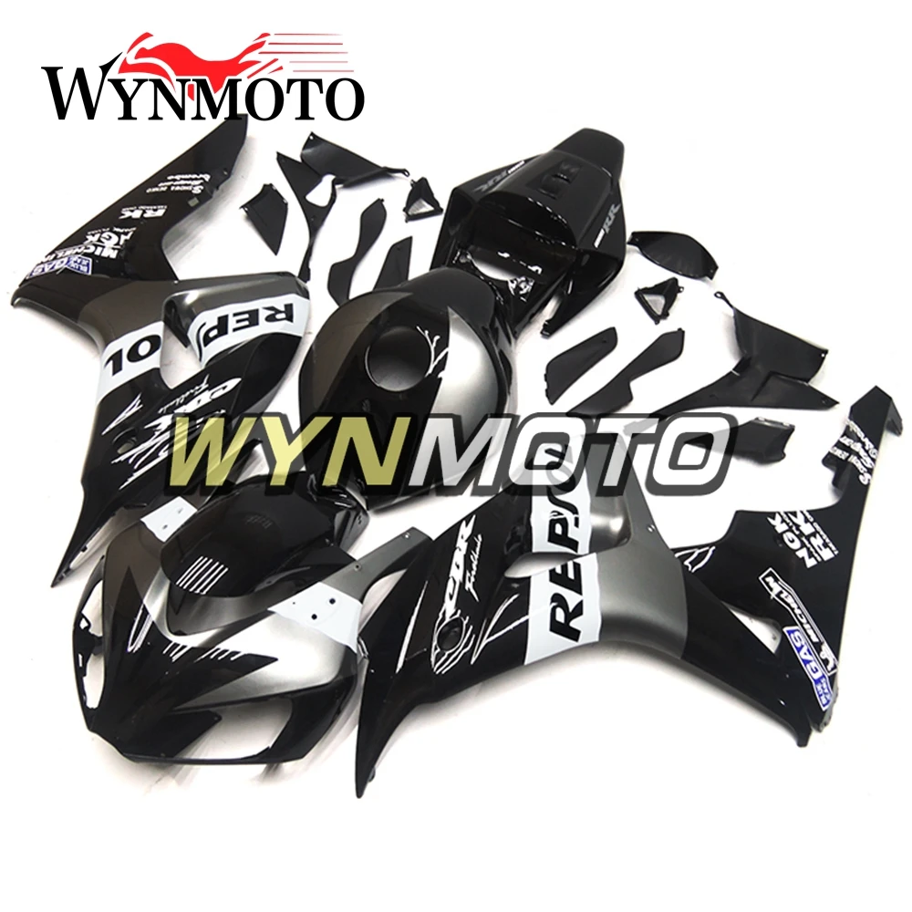 

Grey Black Complete ABS Plastics Injection Fairings For Honda CBR1000RR 2006 2007 Motorcycle Body Frames Cowlings Fairing Kits