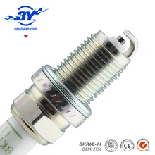 4 pçs/lote. Velas de Ignição Para ZOTYE 5008 M300 BKR6E-11 2756 Carro Lova Aveo Outlander Tianyu SX4 Pairar H3 H5 Liga de Níquel BKR6E-11
