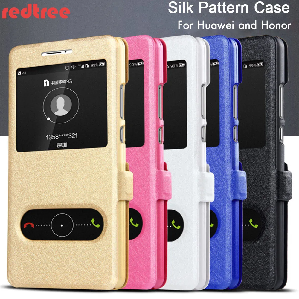

Wallet Flip Case for Huawei on Honor 7A 6C Pro 7C 7X 6A 9 10 P Smart P20 P8 P9 P10 Lite Luxury Window View Leather Case Y6 2018