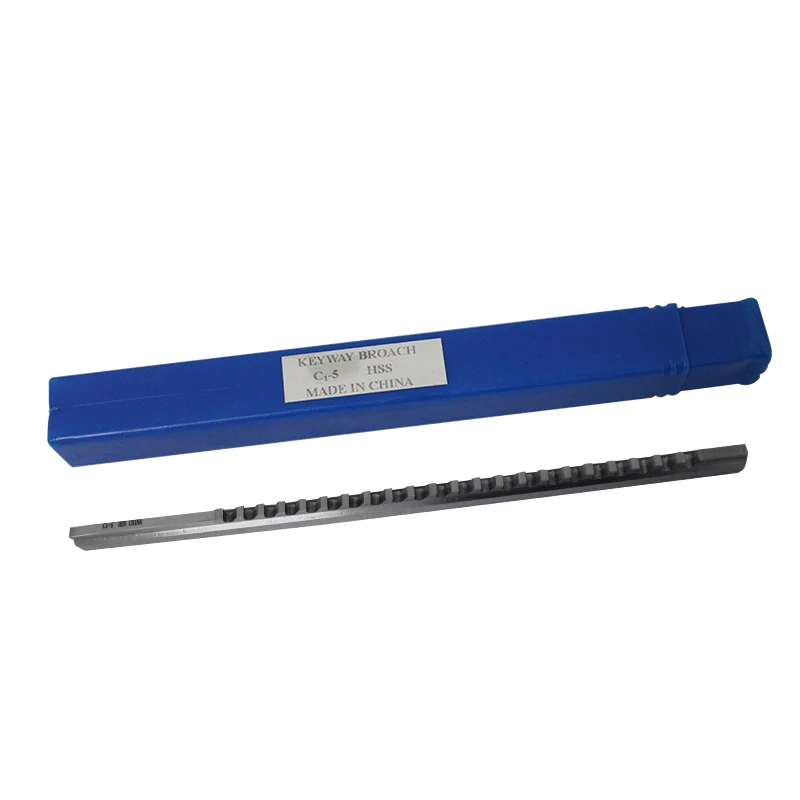 

5mm Keyway Broach C1 Push-Type Metric Size with Shim HSS Broach Cutting Tool for CNC Machine knife