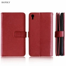 HATOLY кошелек чехол для Alcatel One Touch IDOL 3 5," Флип кожаный чехол кремния телефон сумка для Alcatel Idol 3 крышка Держатель для карт <
