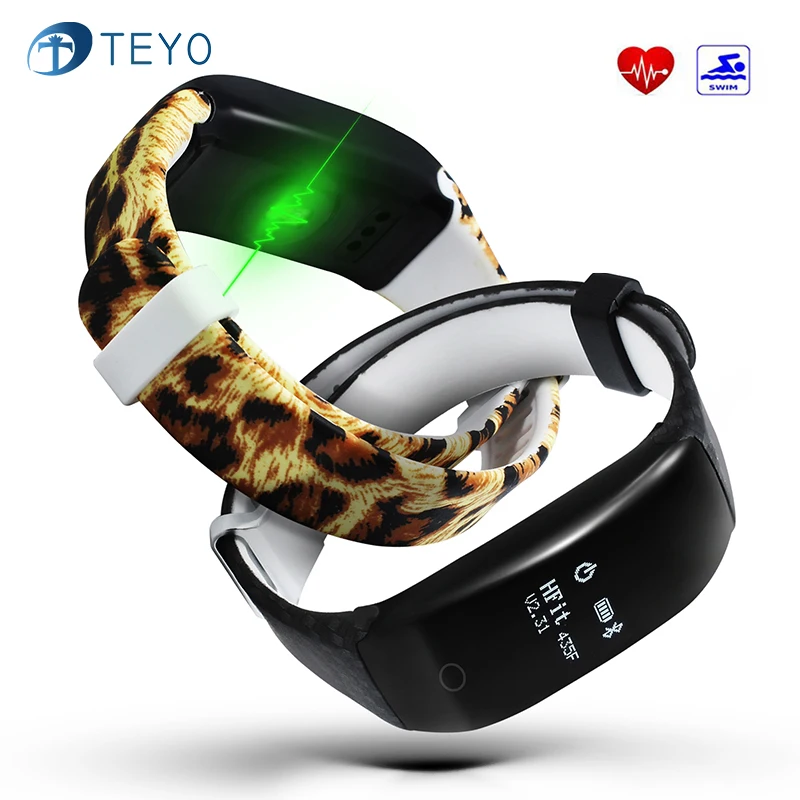 Teyo New Sport Smart Bracelet H5 Blood Pressure Heart Rate Monitor Waterproof Smart Wristband Pulsera Intelligent