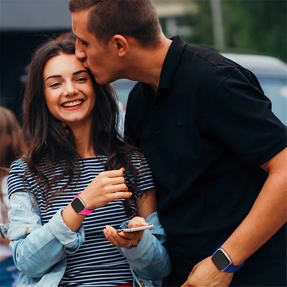 Coolaxy ремешок для Fitbit Versa Lite Смарт часы наручные браслет силиконовый Замена Fit