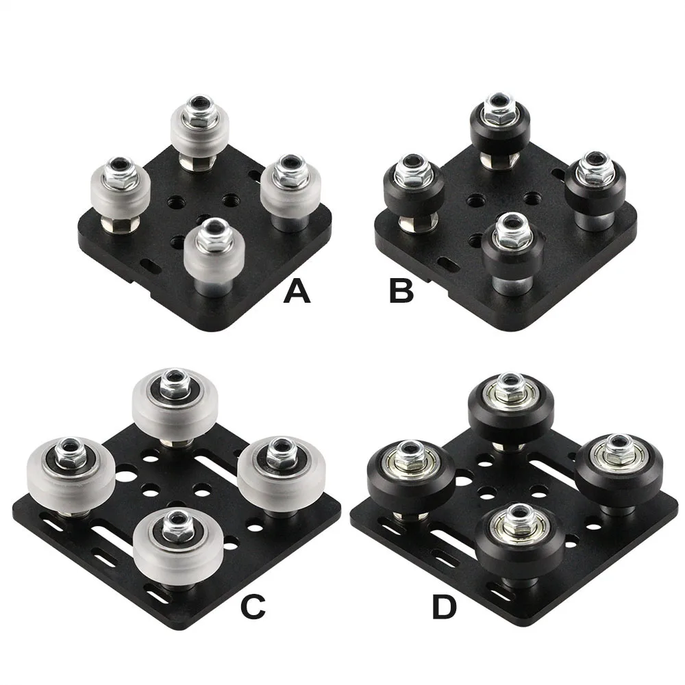 

1set 3D Printer part Openbuilds special slide plate for aluminum profiles V-slot mini five roulette Openbuilds V Gantry Plat