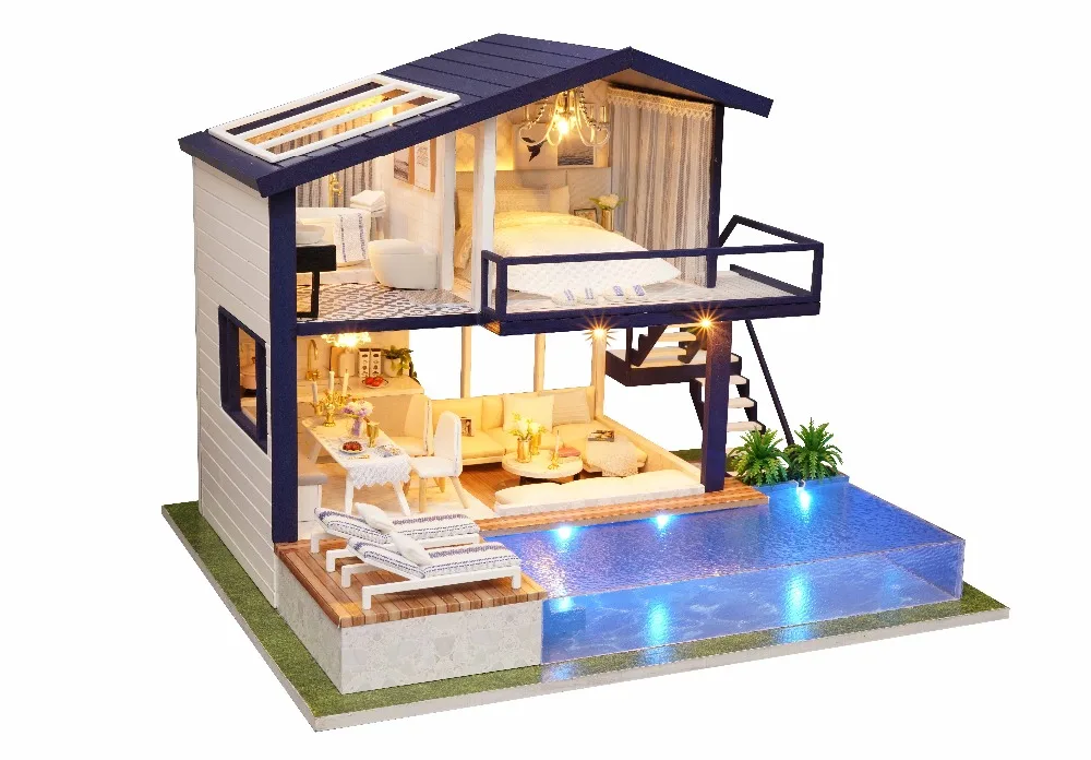 Cutebee Time Apartment DIY 3D Dollhouse Kit 