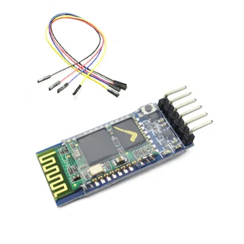 

HC05 HC-05 master-slave Bluetooth Module 6pin JY-MCU Anti-reverse Integrated Wireless Bluetooth Serial Dai Pass-thru module