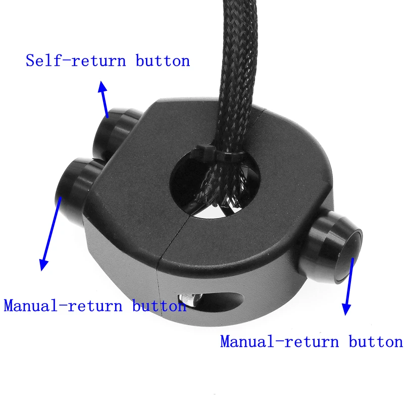 MotoLovee 7/" 22 мм алюминиевый сплав CNC мотоциклетные переключатели руля крепление переключатель головной светильник Кнопка сброса