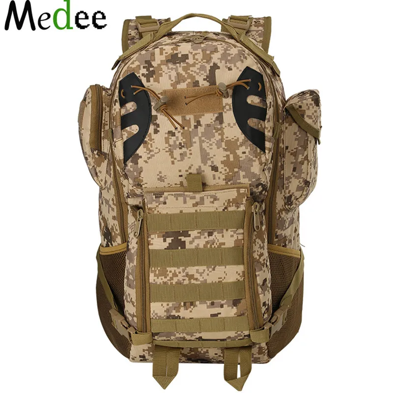 

Medee 2017 Notebook Backpack Camouflage Waterproof CS Mountaineering Package 35L Canvas Backpacks Sac a dos Randonnee BPK153