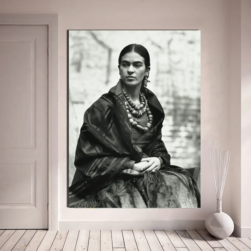 Frida HD Solemn Photo Wall Art Canvas Poster and Print Canvas Painting Decorative Picture For Office Living Room Home Decoration Frida HD Solemn Photo Wall Art Canvas Poster and Print Canvas Painting Decorative Picture For Office Living Room Home Decoration