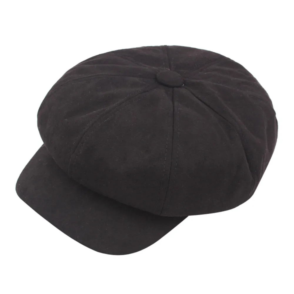 Шапка женская женский берет зимние шапки для женщин восьмиугольная шляпа мужская берет шапка женская винтажная плоская кепка Boinas Gorras