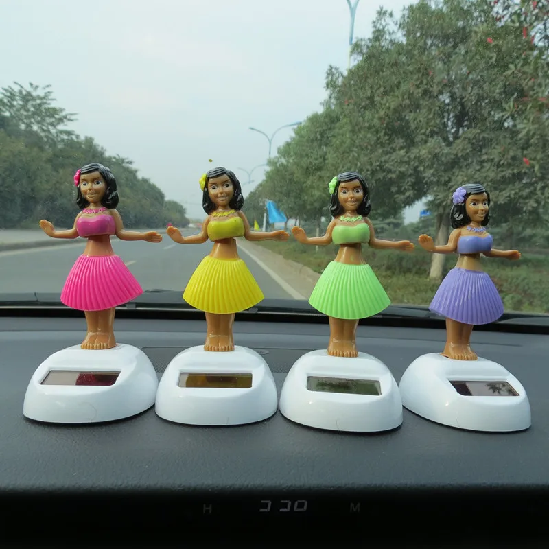 OHANEE Twisted ass beautiful hula girl Solar Doll car ornament Shake Doll Dance pendant decoration accessories