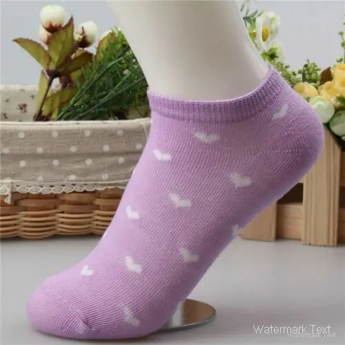 20 штук = 10 пара/лот, носки по щиколотку для девушек, Забавные милые яркие цвета, милые плюшевые женские носки-башмачки, повседневные художественные короткие женские носки - Цвет: purple J