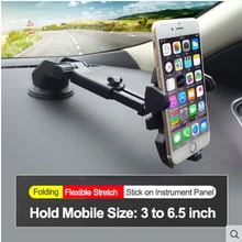 E-FOUR ABS Phone Holder for Car 360 Adjustable Rotate Steady Stand GPS Mount & Holder Universal Car Bracket in Car Phone Holder E-FOUR ABS Phone Holder for Car 360 Adjustable Rotate Steady Stand GPS Mount & Holder Universal Car Bracket in Car Phone Holder
