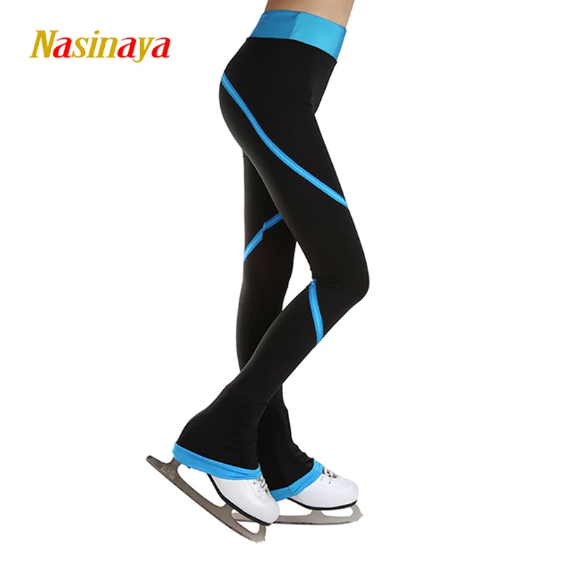 Women's Figure Skating Training Competition Patinaje Artistic Gymnastics Warm Tights Black Pink Performance
