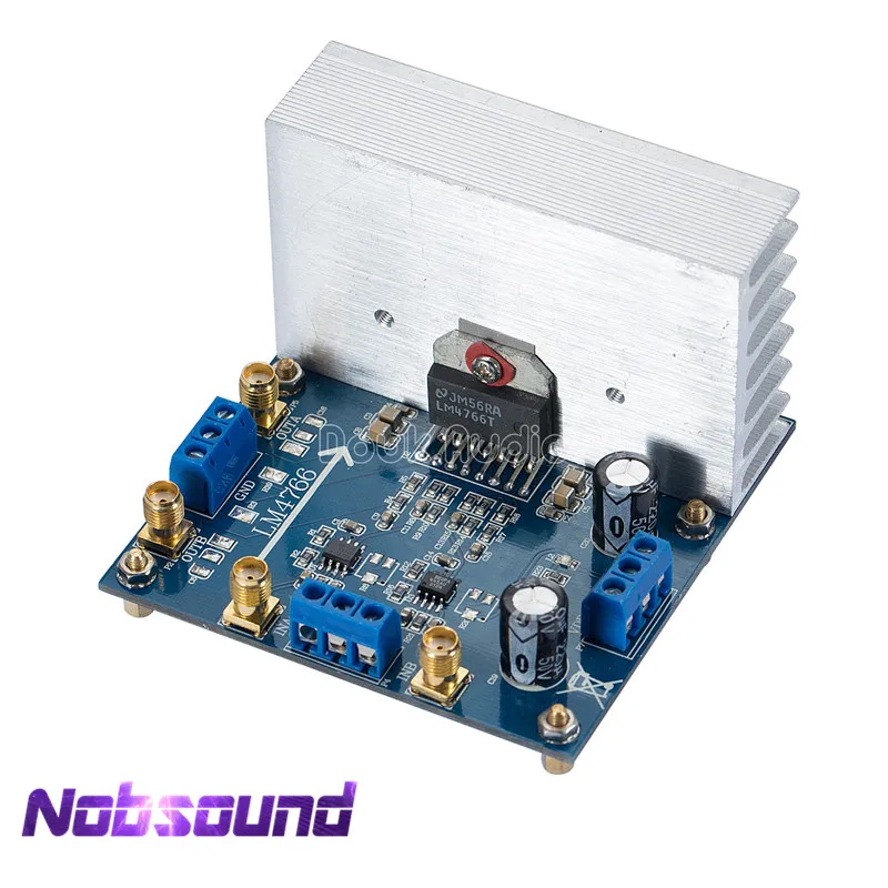Power Amplifier LM4766 Module Dual Channel Amp Board 30W High Voltage ...