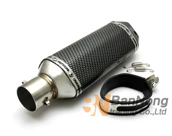 

50-600CC Universal Motorcycle Modified Imitation carbon fiber Hexagon exhaust pipe Fits Suzuki GSR400 GSR600 GSXR600 750 K1-K9
