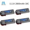 Hobby hub – batterie Lipo pour télécommande, 11.1 v, 3S, 2800 MAH, 30C, pour avion, jouet, 11.1 v, 2800 MAH, 30c ► Photo 1/3