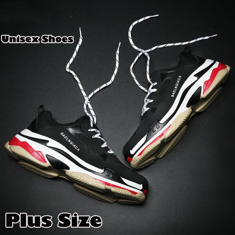 

Men Thick Bottom Casual Shoes Men 5cm Heels Trend Breathable Sneakers Plus Size Luxury Light Lace Up Fashion Unisex Shoes Women